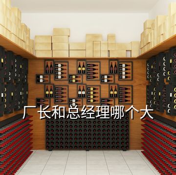 廠長和總經(jīng)理哪個(gè)大