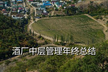 酒廠中層管理年終總結