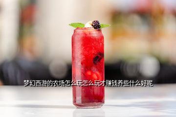 夢幻西游的農(nóng)場怎么玩怎么玩才賺錢養(yǎng)些什么好呢