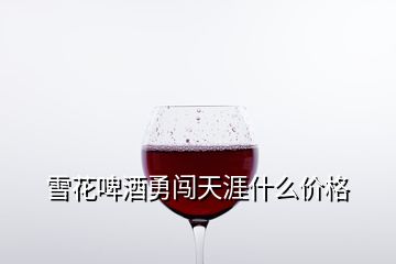 雪花啤酒勇闖天涯什么價格