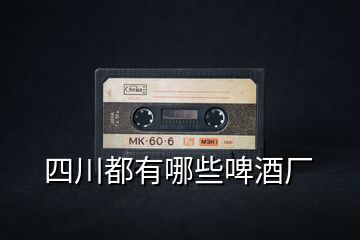 四川都有哪些啤酒廠(chǎng)