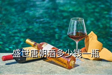 盛世唐朝酒多少錢一瓶