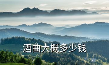 酒曲大概多少錢(qián)