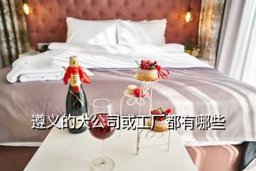 遵義的大公司或工廠都有哪些