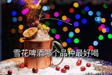 雪花啤酒哪個品種最好喝