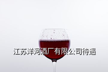 江蘇洋河酒廠(chǎng)有限公司待遇