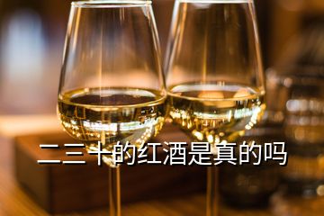 二三十的紅酒是真的嗎