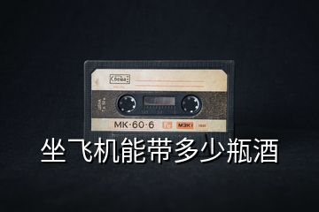 坐飛機能帶多少瓶酒