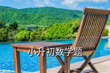 小升初數(shù)學(xué)題