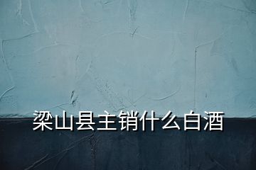梁山縣主銷(xiāo)什么白酒