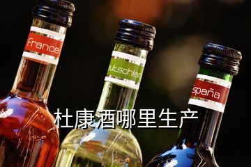 杜康酒哪里生產