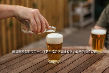 賴翁賴茅看圖是貴州仁懷茅臺(tái)鎮(zhèn)黔河酒業(yè)有限公司產(chǎn)的瓶底寫酔