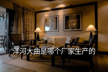 洋河大曲是哪個廠家生產的