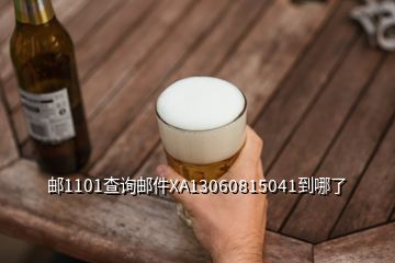 郵1101查詢郵件XA13060815041到哪了