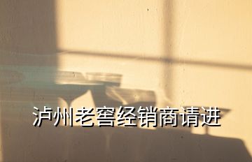 瀘州老窖經(jīng)銷商請進