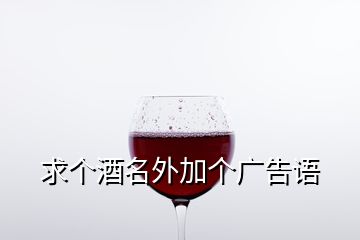 求個(gè)酒名外加個(gè)廣告語