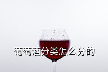 葡萄酒分類怎么分的