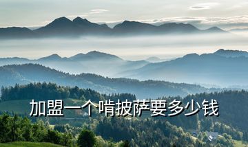 加盟一個(gè)啃披薩要多少錢(qián)
