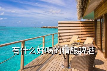 有什么好喝的精釀啤酒