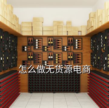 怎么做無(wú)貨源電商