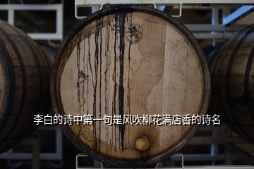 李白的詩(shī)中第一句是風(fēng)吹柳花滿(mǎn)店香的詩(shī)名