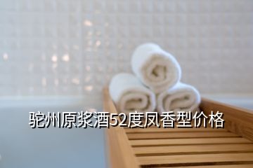 駝州原漿酒52度鳳香型價格
