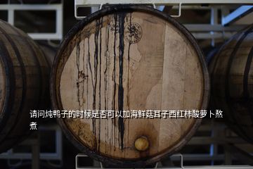 請問燉鴨子的時(shí)候是否可以加海鮮菇耳子西紅柿酸蘿卜熬煮