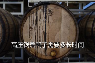 高壓鍋煮鴨子需要多長(zhǎng)時(shí)間