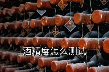 酒精度怎么測試