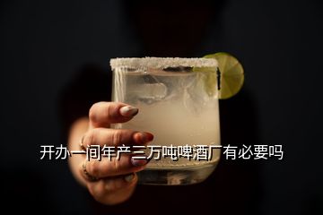 開辦一間年產(chǎn)三萬噸啤酒廠有必要嗎